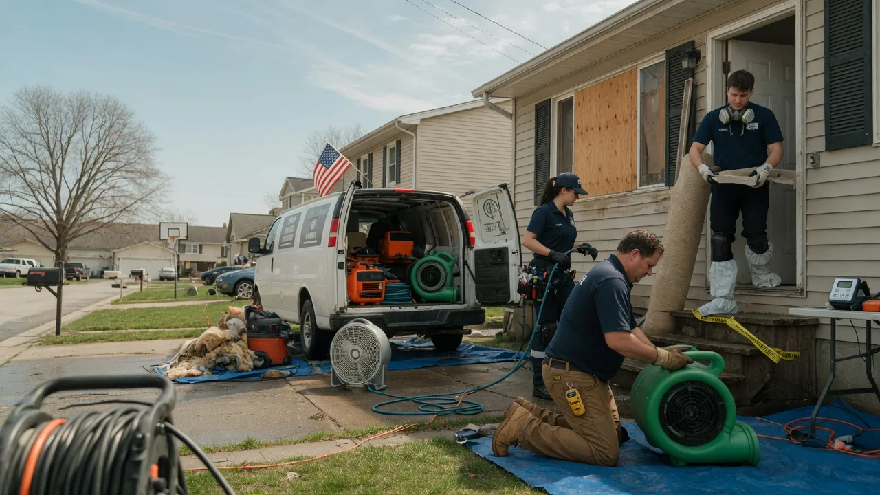 Water Damage Restoration in Brave, PA near me